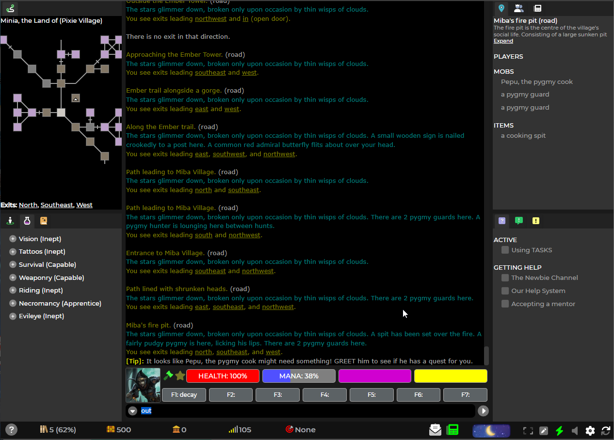 Achaea The world's leading MUD and Text-Based RPG Game