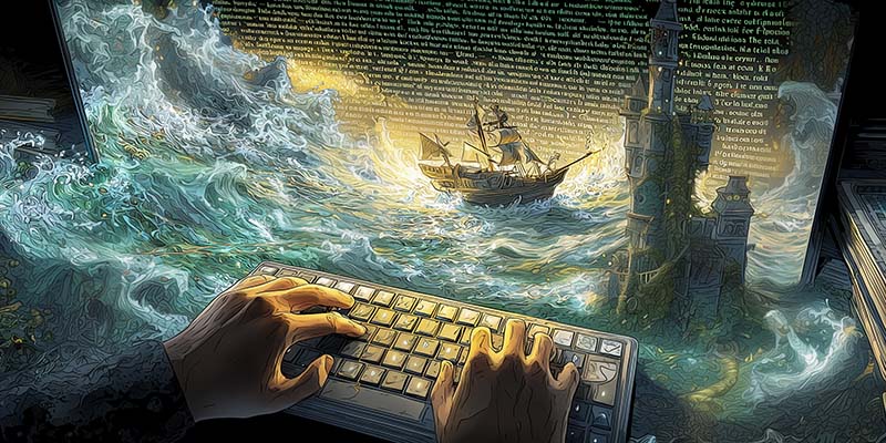 A mud games portal in an enchanged forest